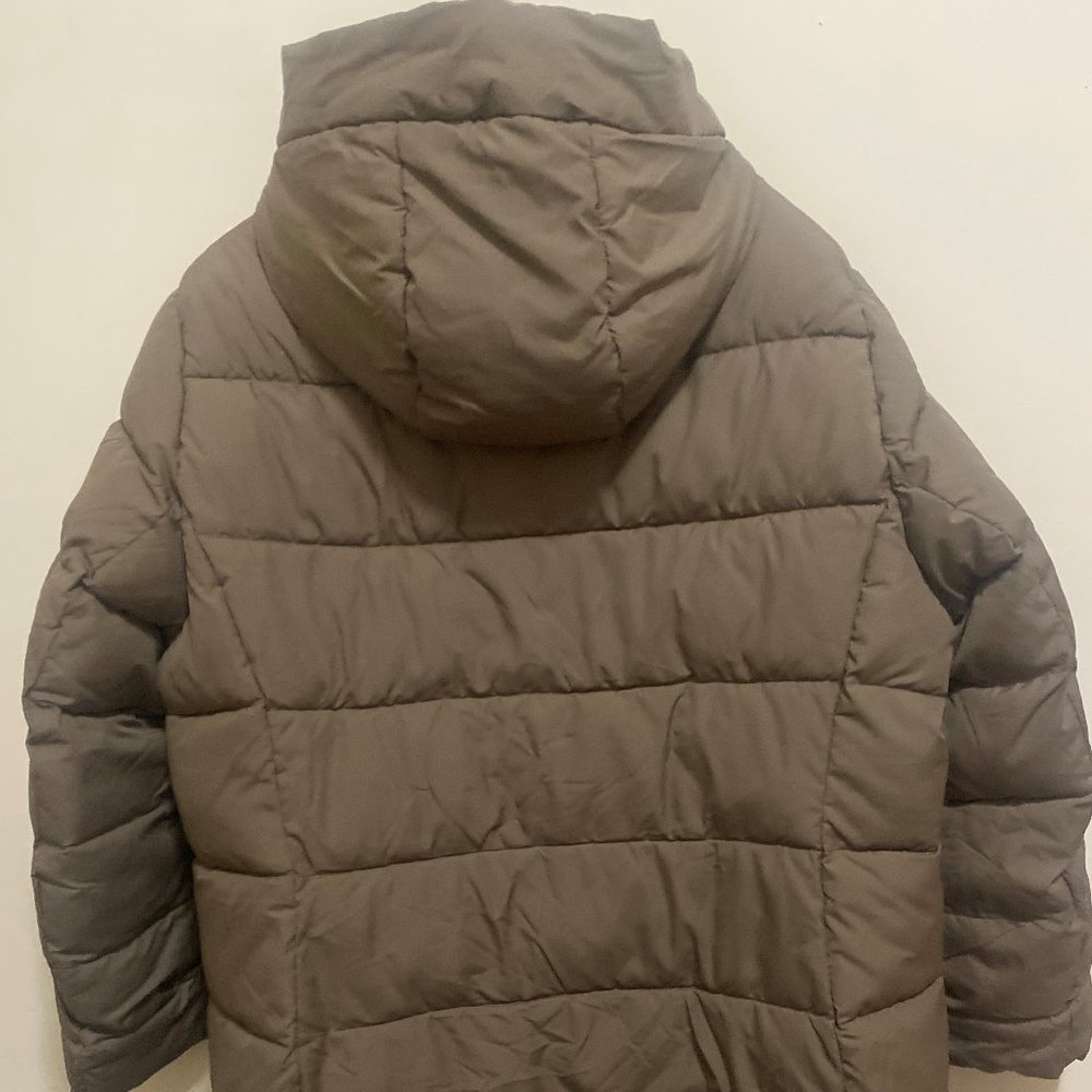 H&M Dark green Bubble Coat